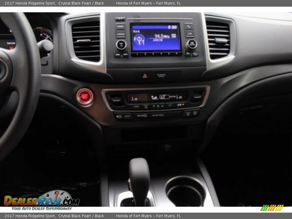 2017 Honda Ridgeline Sport Crystal Black Pearl / Black Photo #15
