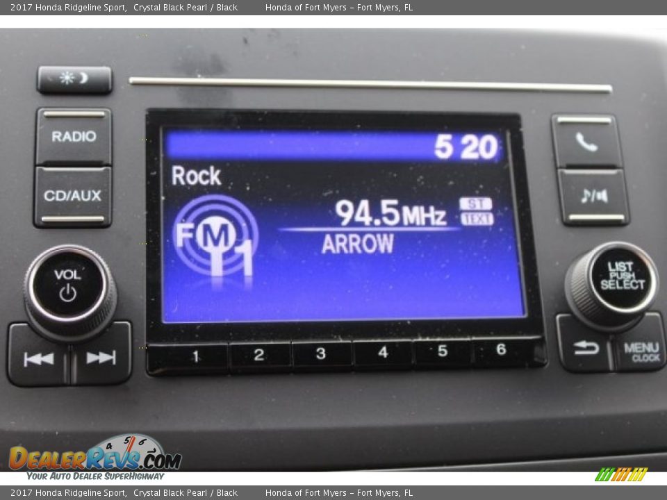 2017 Honda Ridgeline Sport Crystal Black Pearl / Black Photo #16