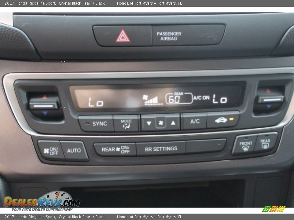 Controls of 2017 Honda Ridgeline Sport Photo #18