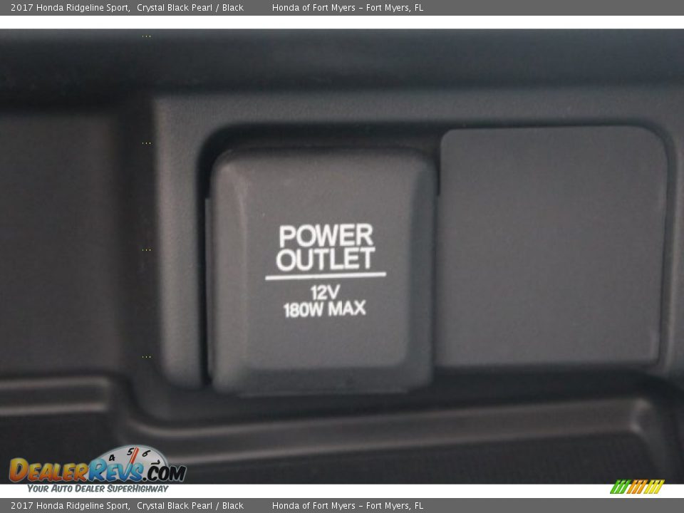 2017 Honda Ridgeline Sport Crystal Black Pearl / Black Photo #20