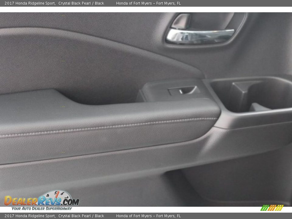 2017 Honda Ridgeline Sport Crystal Black Pearl / Black Photo #25