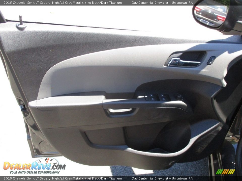 2016 Chevrolet Sonic LT Sedan Nightfall Gray Metallic / Jet Black/Dark Titanium Photo #11