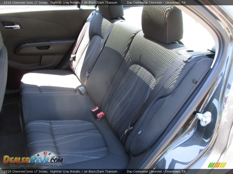 2016 Chevrolet Sonic LT Sedan Nightfall Gray Metallic / Jet Black/Dark Titanium Photo #13