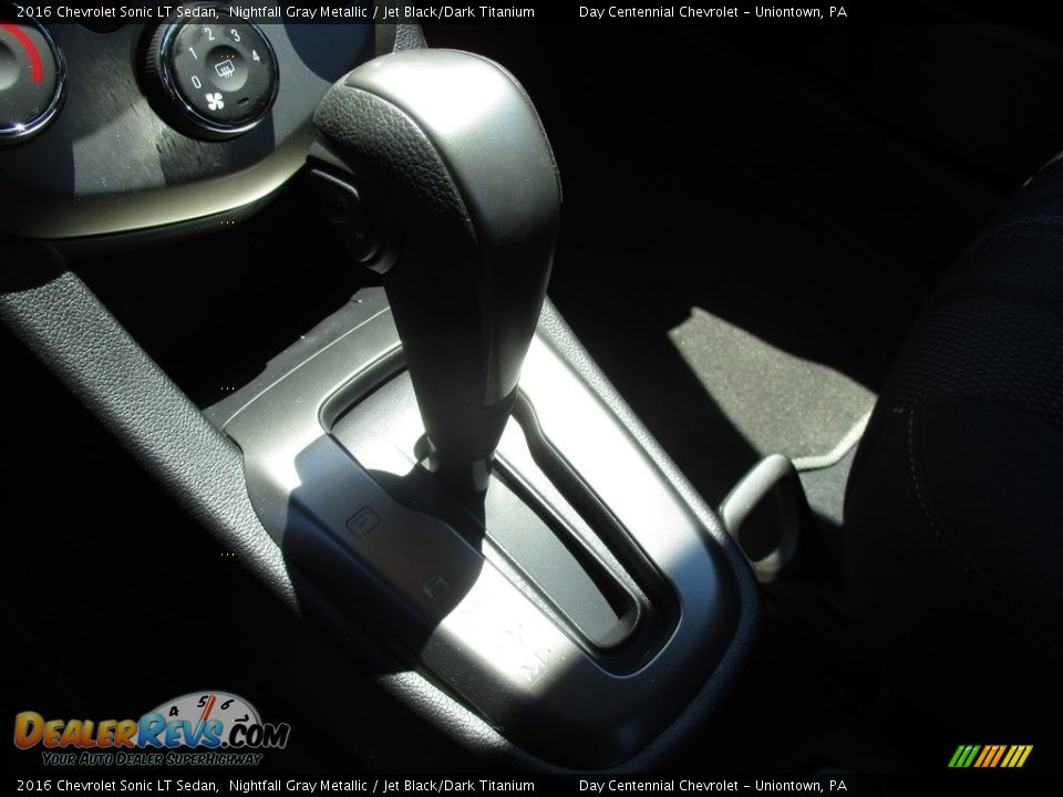 2016 Chevrolet Sonic LT Sedan Nightfall Gray Metallic / Jet Black/Dark Titanium Photo #15