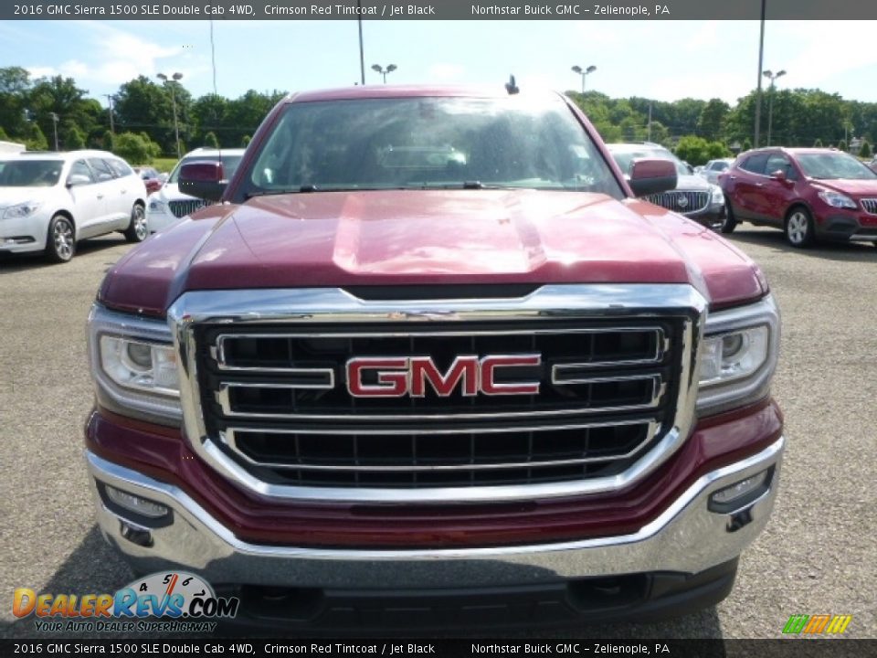 2016 GMC Sierra 1500 SLE Double Cab 4WD Crimson Red Tintcoat / Jet Black Photo #11