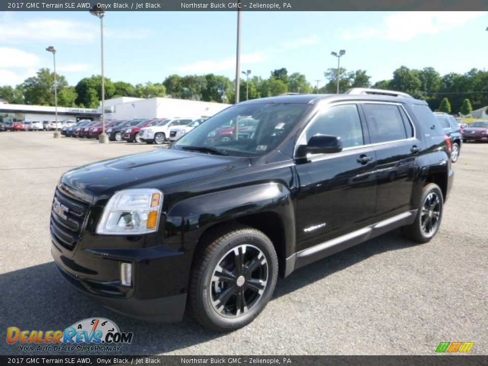 2017 GMC Terrain SLE AWD Onyx Black / Jet Black Photo #1