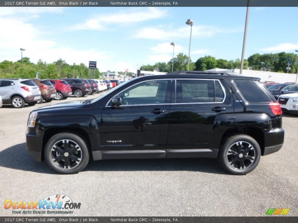 2017 GMC Terrain SLE AWD Onyx Black / Jet Black Photo #2