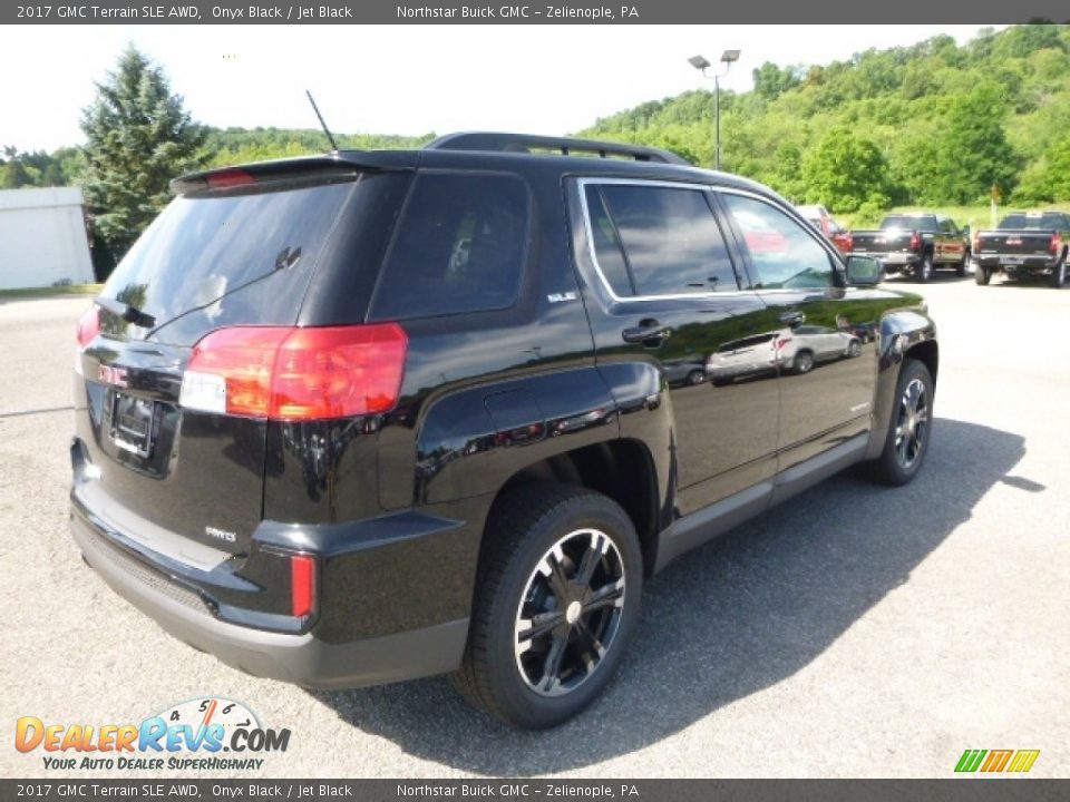 2017 GMC Terrain SLE AWD Onyx Black / Jet Black Photo #5