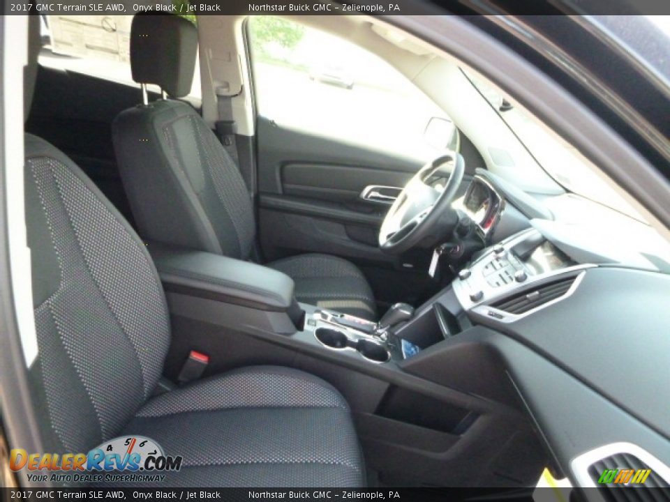 2017 GMC Terrain SLE AWD Onyx Black / Jet Black Photo #9