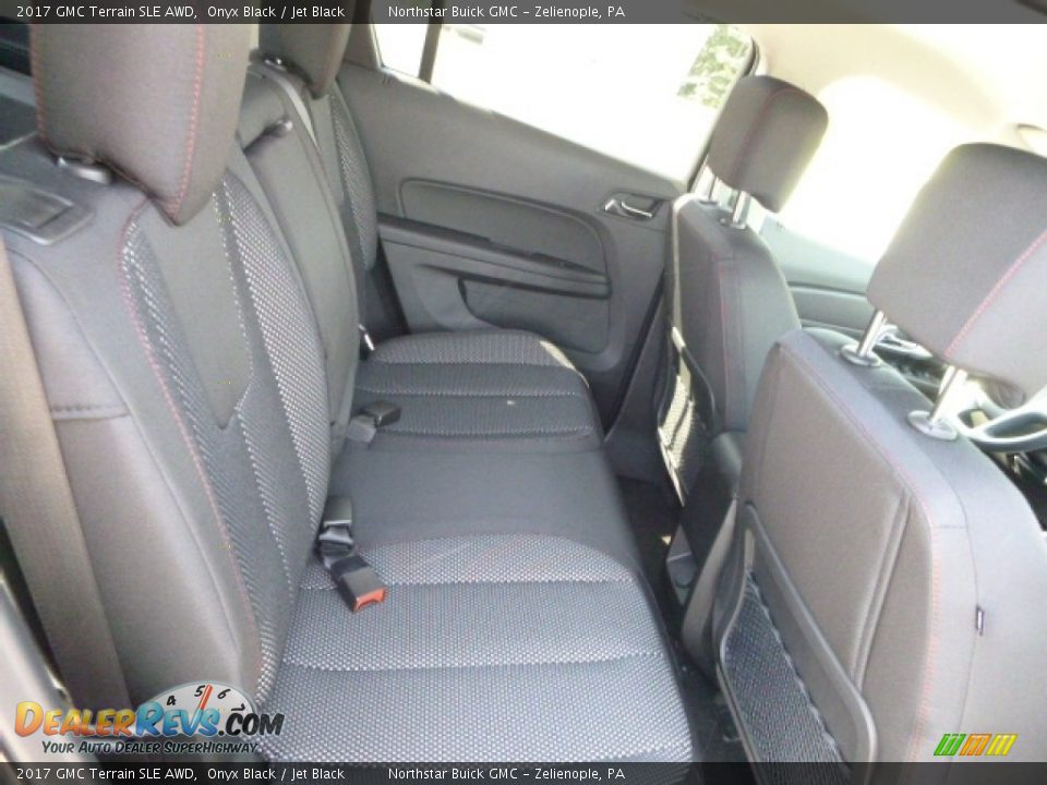 2017 GMC Terrain SLE AWD Onyx Black / Jet Black Photo #11