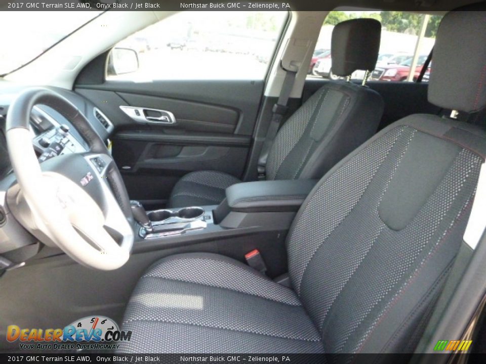 2017 GMC Terrain SLE AWD Onyx Black / Jet Black Photo #12