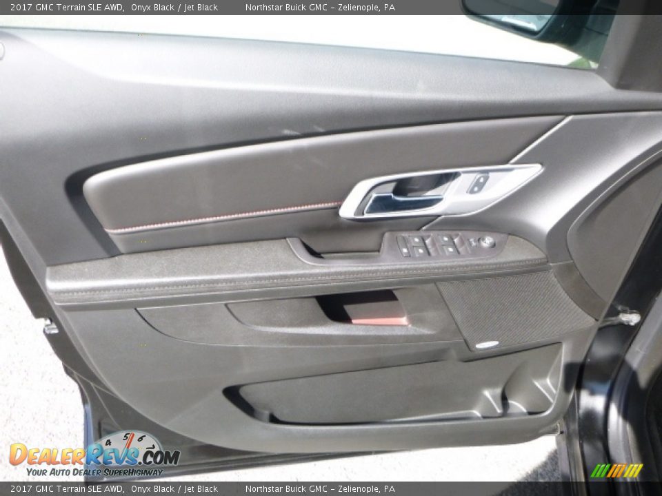 2017 GMC Terrain SLE AWD Onyx Black / Jet Black Photo #13