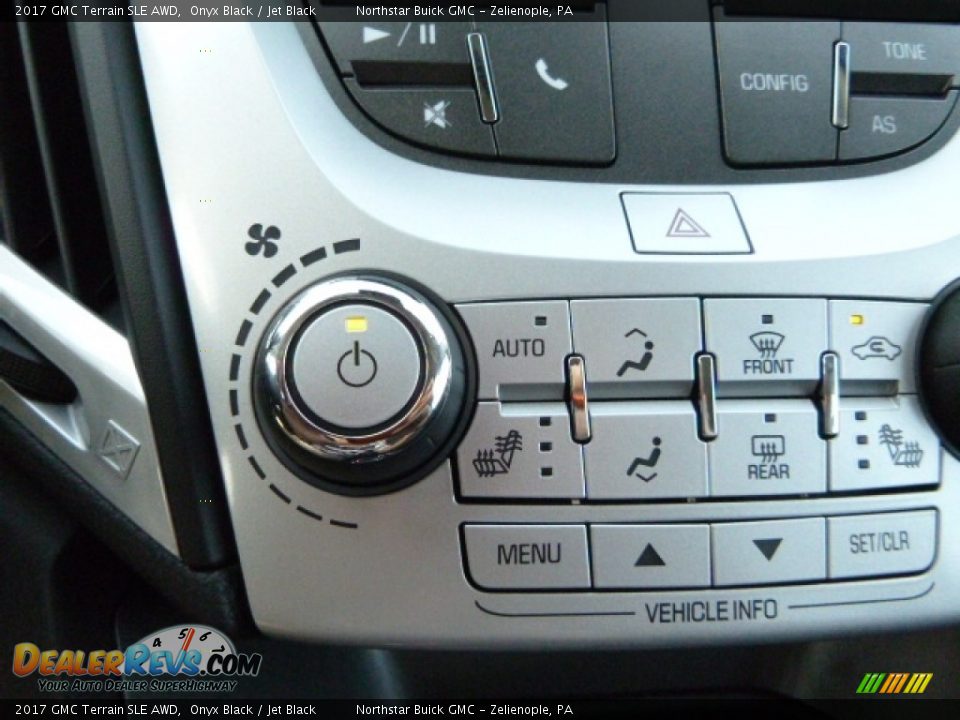 2017 GMC Terrain SLE AWD Onyx Black / Jet Black Photo #18