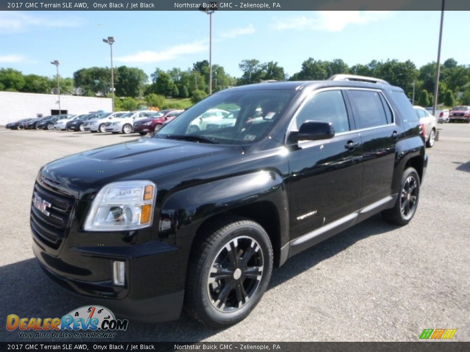 2017 GMC Terrain SLE AWD Onyx Black / Jet Black Photo #1