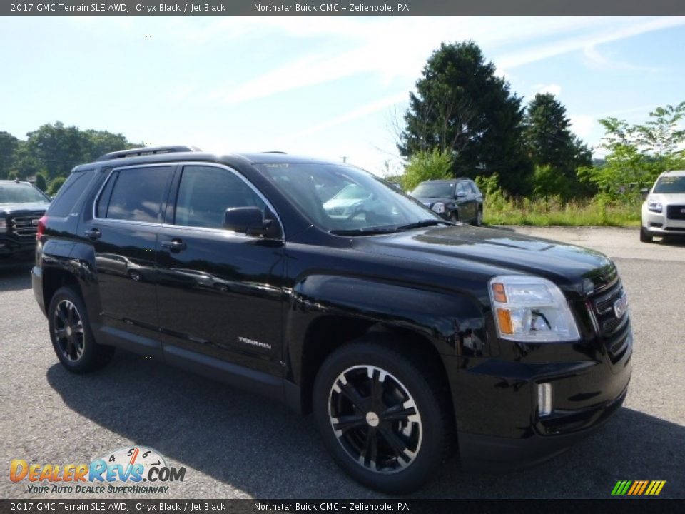 2017 GMC Terrain SLE AWD Onyx Black / Jet Black Photo #2