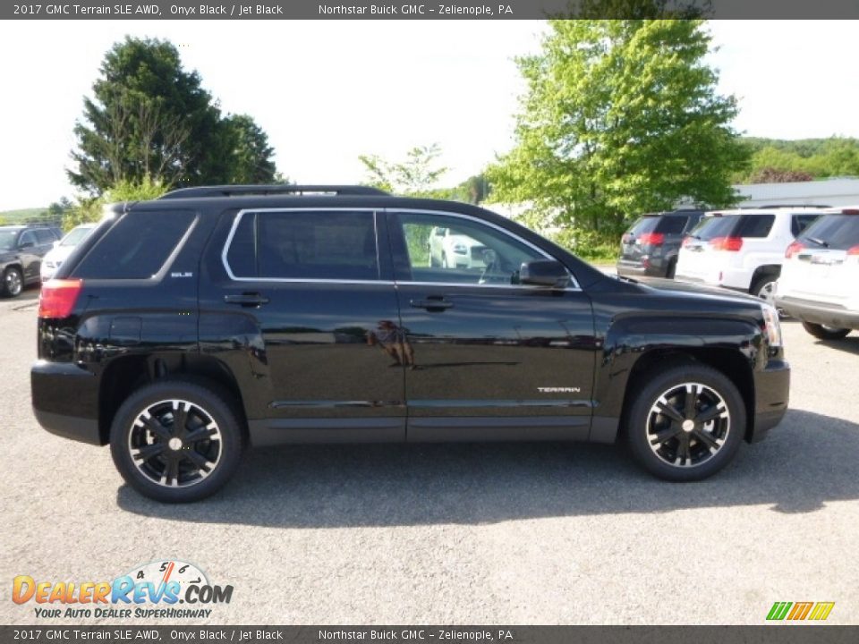 2017 GMC Terrain SLE AWD Onyx Black / Jet Black Photo #3