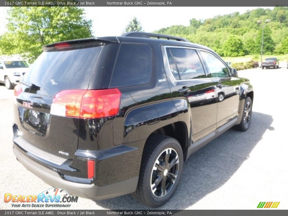 2017 GMC Terrain SLE AWD Onyx Black / Jet Black Photo #4
