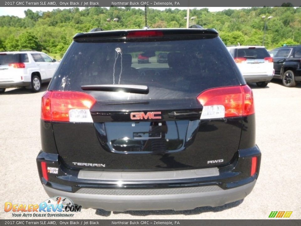 2017 GMC Terrain SLE AWD Onyx Black / Jet Black Photo #5