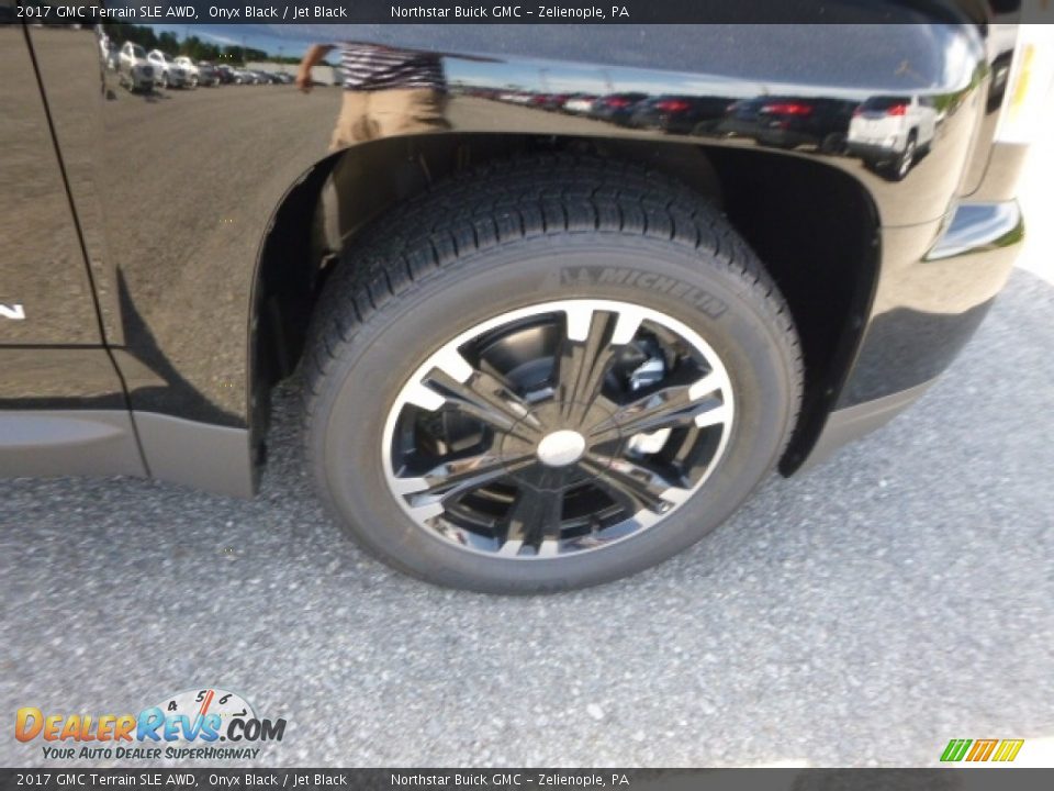 2017 GMC Terrain SLE AWD Onyx Black / Jet Black Photo #9