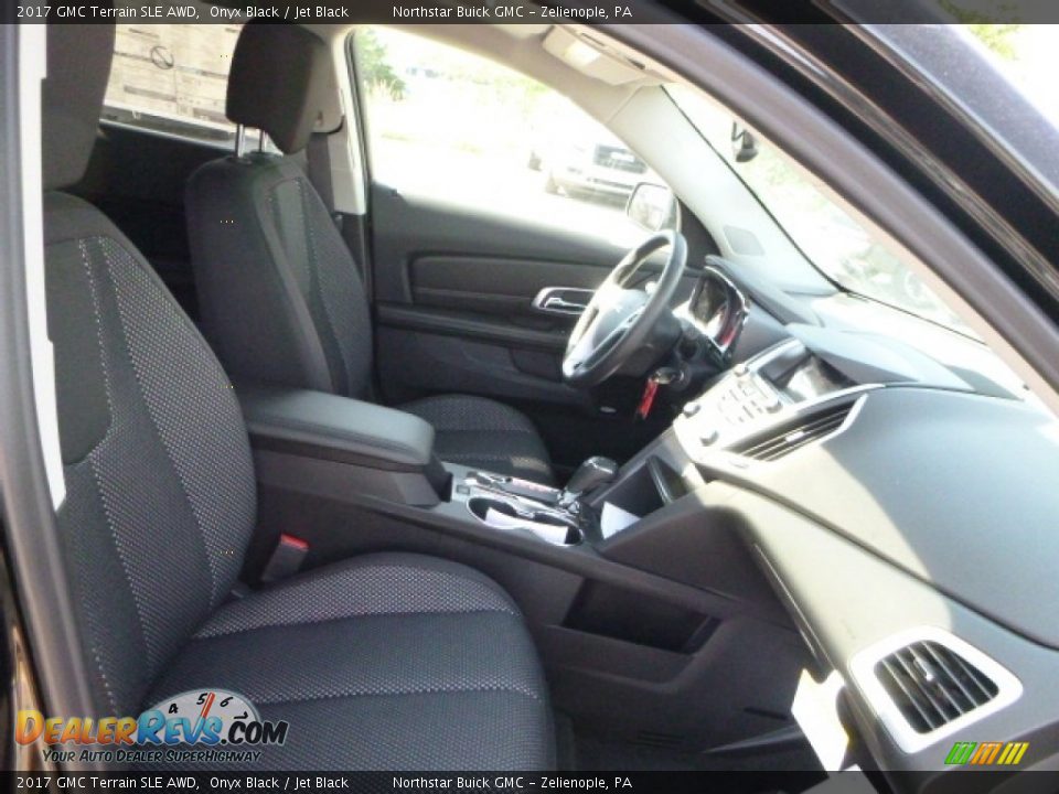 2017 GMC Terrain SLE AWD Onyx Black / Jet Black Photo #11