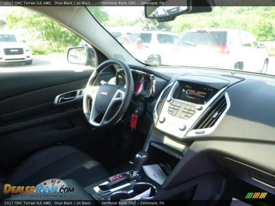 2017 GMC Terrain SLE AWD Onyx Black / Jet Black Photo #14