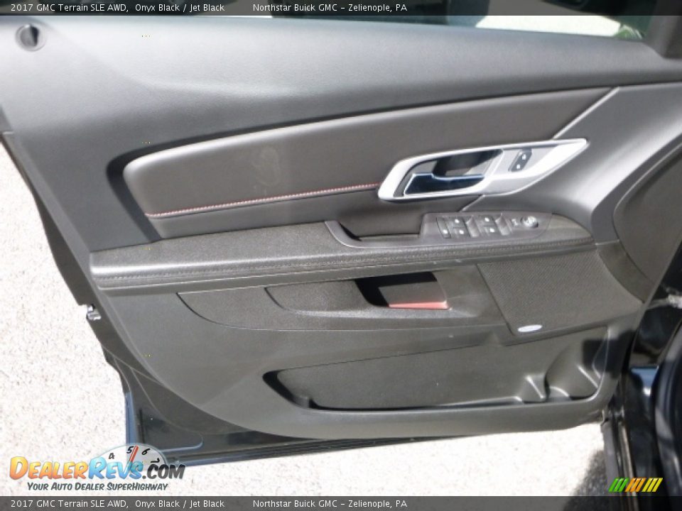 2017 GMC Terrain SLE AWD Onyx Black / Jet Black Photo #15