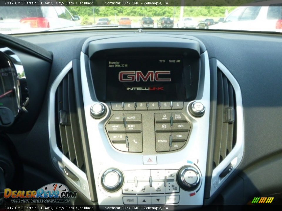 2017 GMC Terrain SLE AWD Onyx Black / Jet Black Photo #18