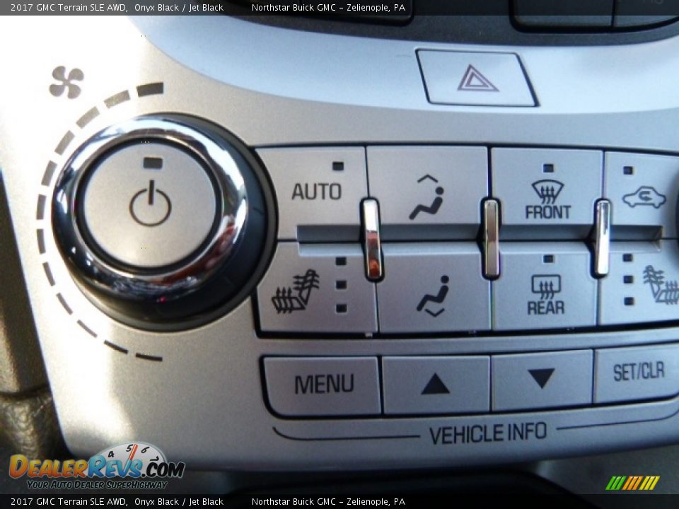 2017 GMC Terrain SLE AWD Onyx Black / Jet Black Photo #20
