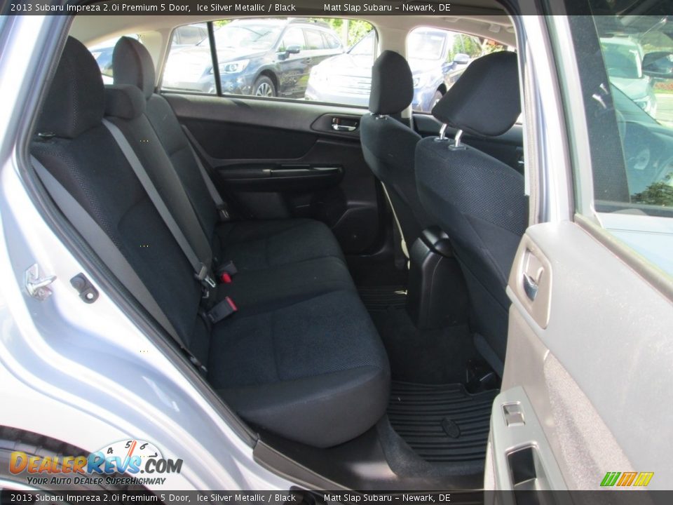 2013 Subaru Impreza 2.0i Premium 5 Door Ice Silver Metallic / Black Photo #18