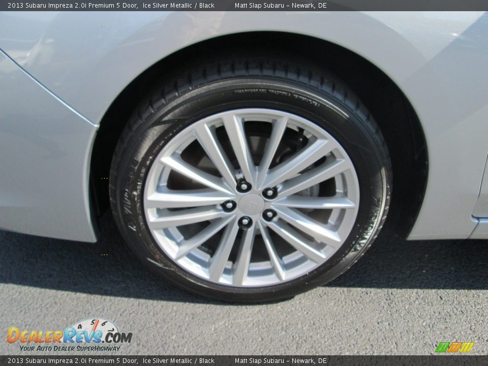 2013 Subaru Impreza 2.0i Premium 5 Door Ice Silver Metallic / Black Photo #22