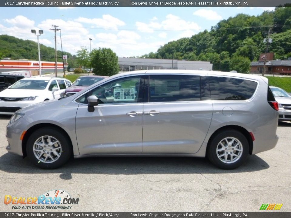 2017 Chrysler Pacifica Touring Billet Silver Metallic / Black/Alloy Photo #3