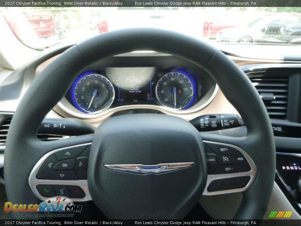 2017 Chrysler Pacifica Touring Billet Silver Metallic / Black/Alloy Photo #20