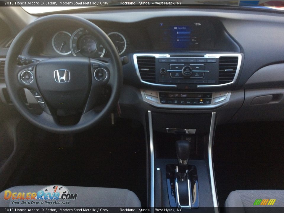 2013 Honda Accord LX Sedan Modern Steel Metallic / Gray Photo #12