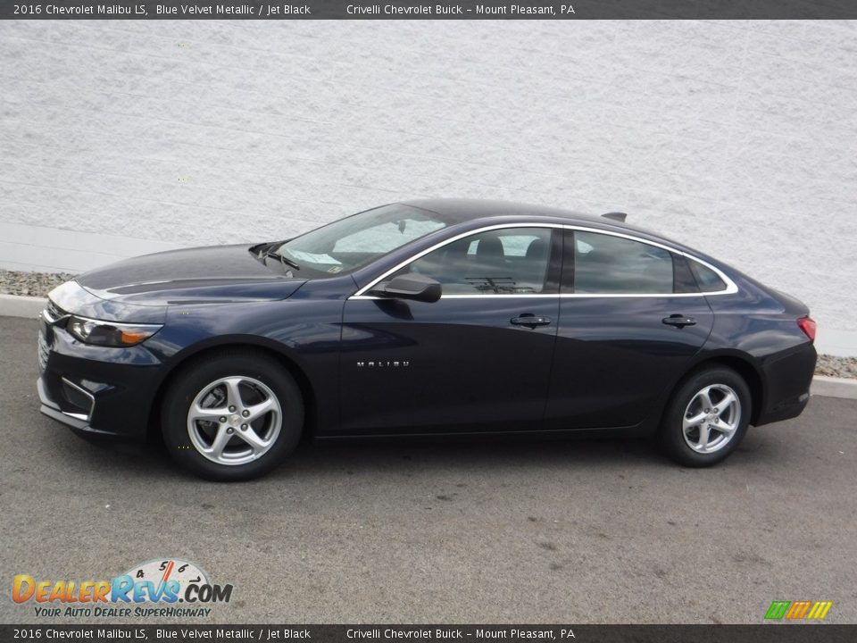 2016 Chevrolet Malibu LS Blue Velvet Metallic / Jet Black Photo #2
