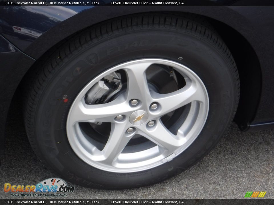 2016 Chevrolet Malibu LS Blue Velvet Metallic / Jet Black Photo #3