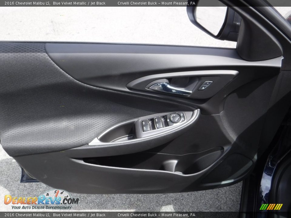 2016 Chevrolet Malibu LS Blue Velvet Metallic / Jet Black Photo #7