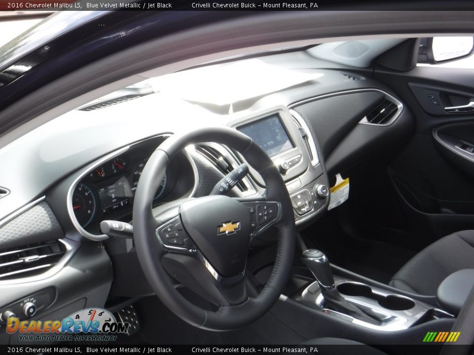 2016 Chevrolet Malibu LS Blue Velvet Metallic / Jet Black Photo #8