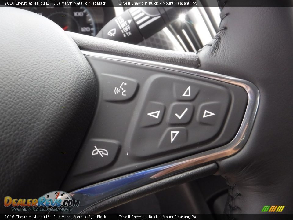 2016 Chevrolet Malibu LS Blue Velvet Metallic / Jet Black Photo #16