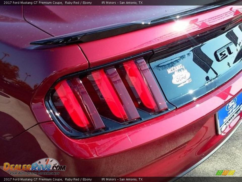 2017 Ford Mustang GT Premium Coupe Ruby Red / Ebony Photo #9