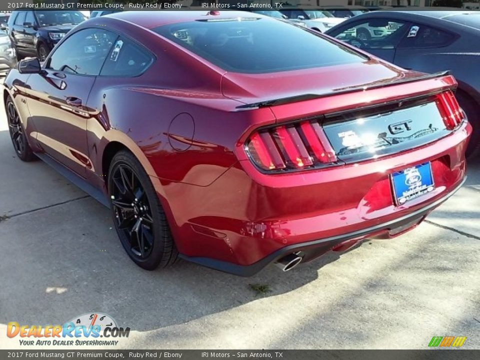 2017 Ford Mustang GT Premium Coupe Ruby Red / Ebony Photo #12