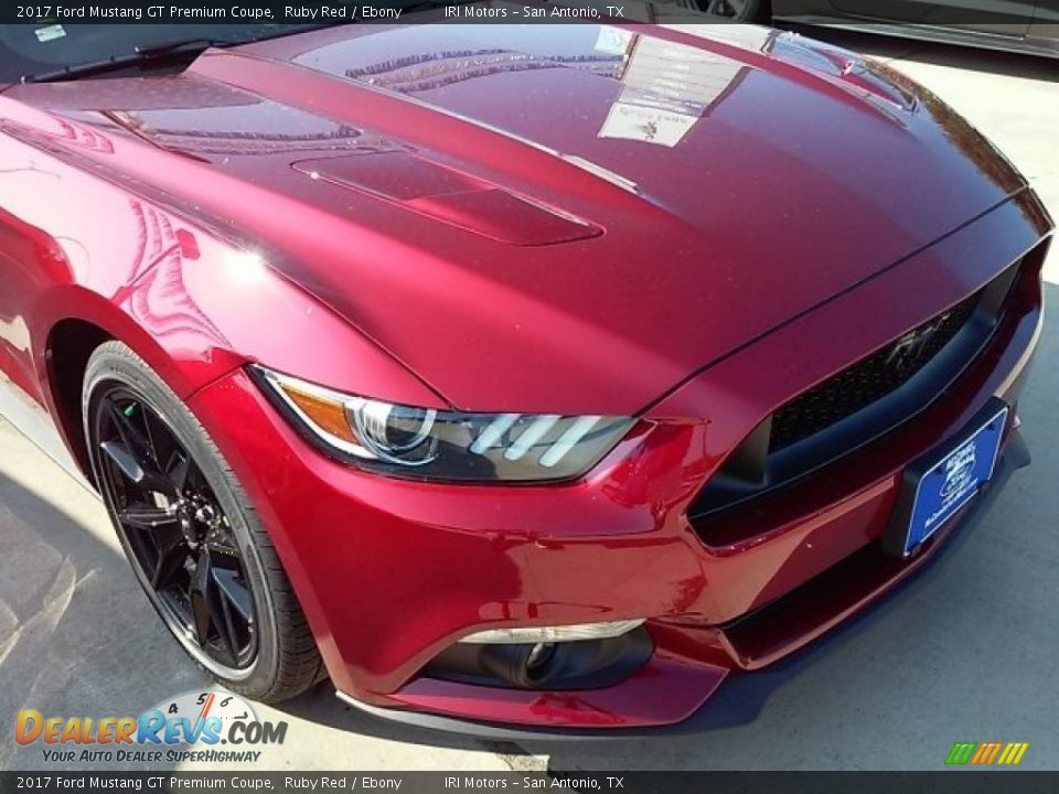 2017 Ford Mustang GT Premium Coupe Ruby Red / Ebony Photo #18