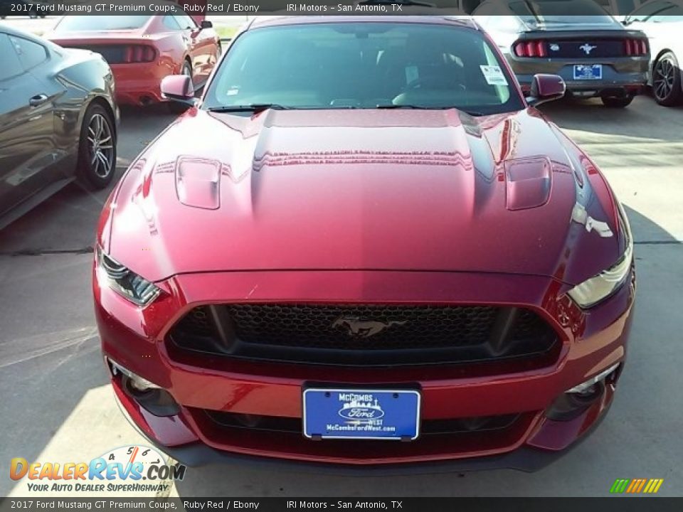 2017 Ford Mustang GT Premium Coupe Ruby Red / Ebony Photo #19