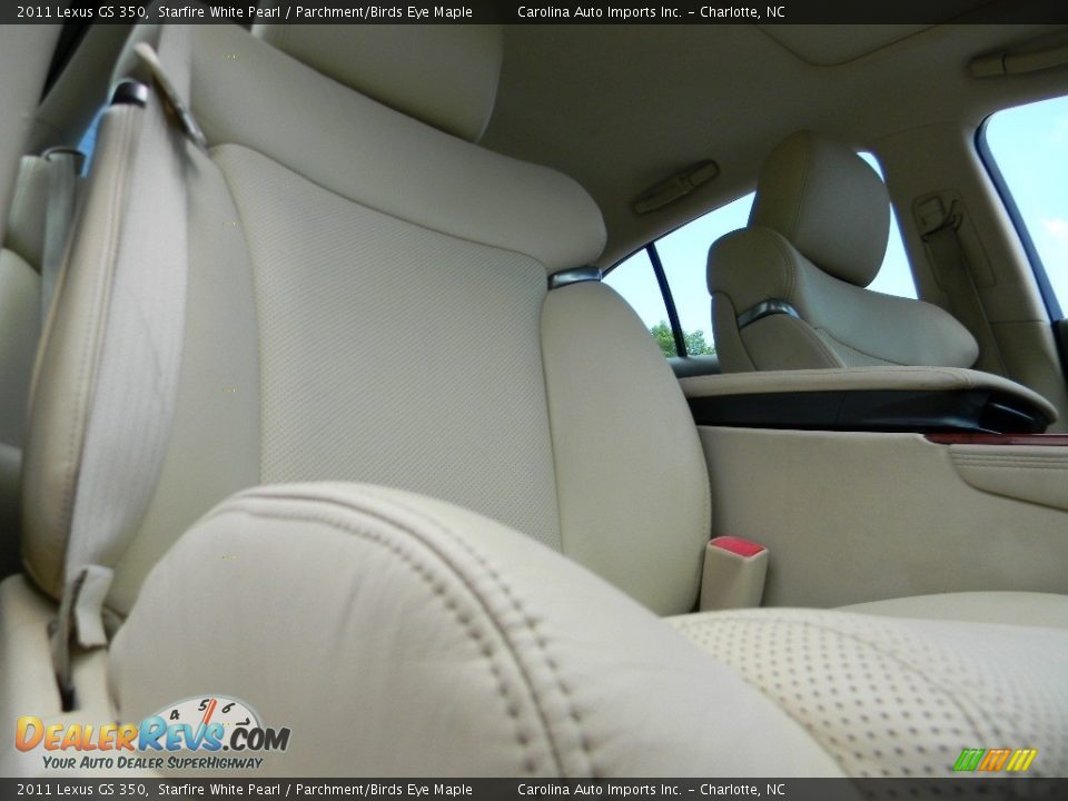 2011 Lexus GS 350 Starfire White Pearl / Parchment/Birds Eye Maple Photo #23