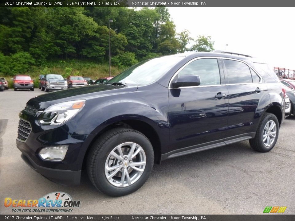 2017 Chevrolet Equinox LT AWD Blue Velvet Metallic / Jet Black Photo #1