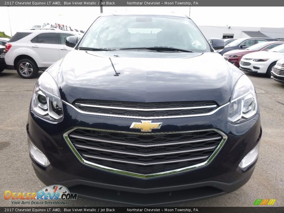 2017 Chevrolet Equinox LT AWD Blue Velvet Metallic / Jet Black Photo #2