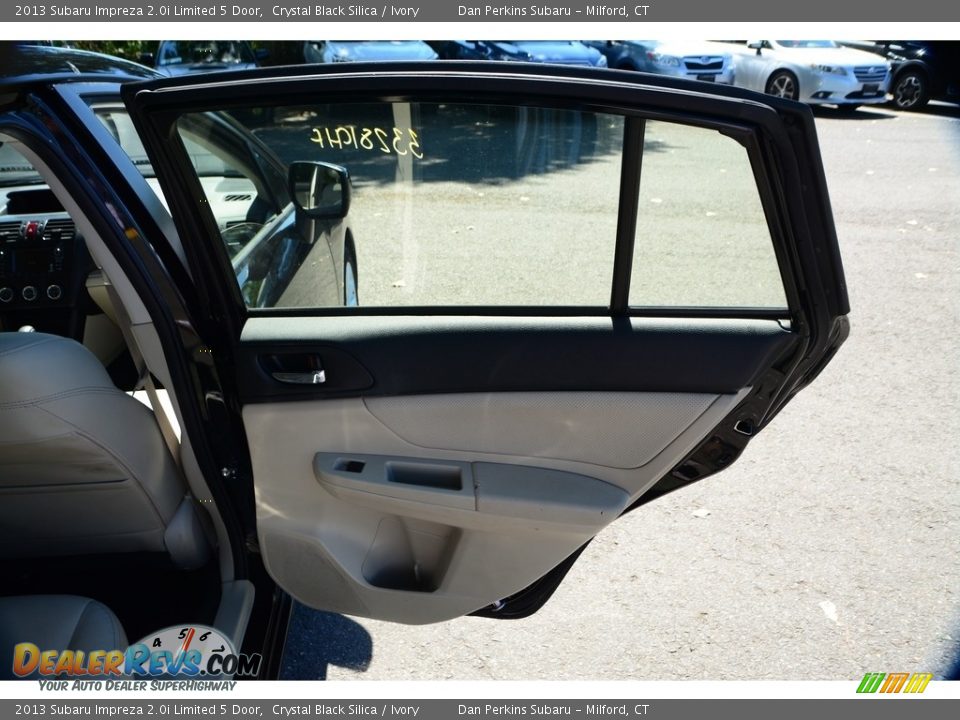 2013 Subaru Impreza 2.0i Limited 5 Door Crystal Black Silica / Ivory Photo #21