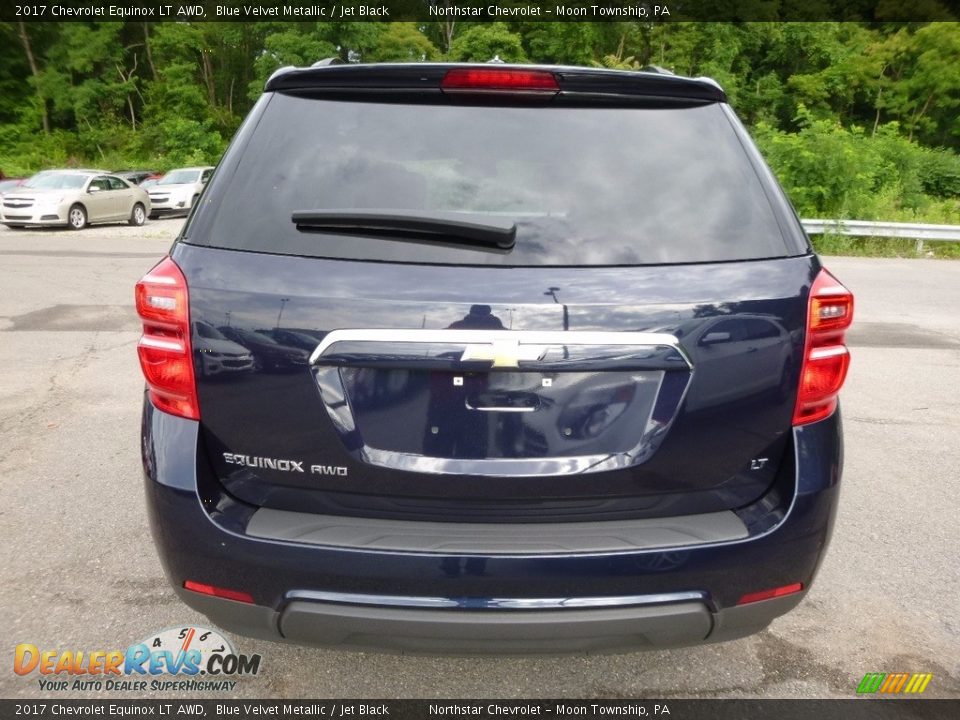 2017 Chevrolet Equinox LT AWD Blue Velvet Metallic / Jet Black Photo #6