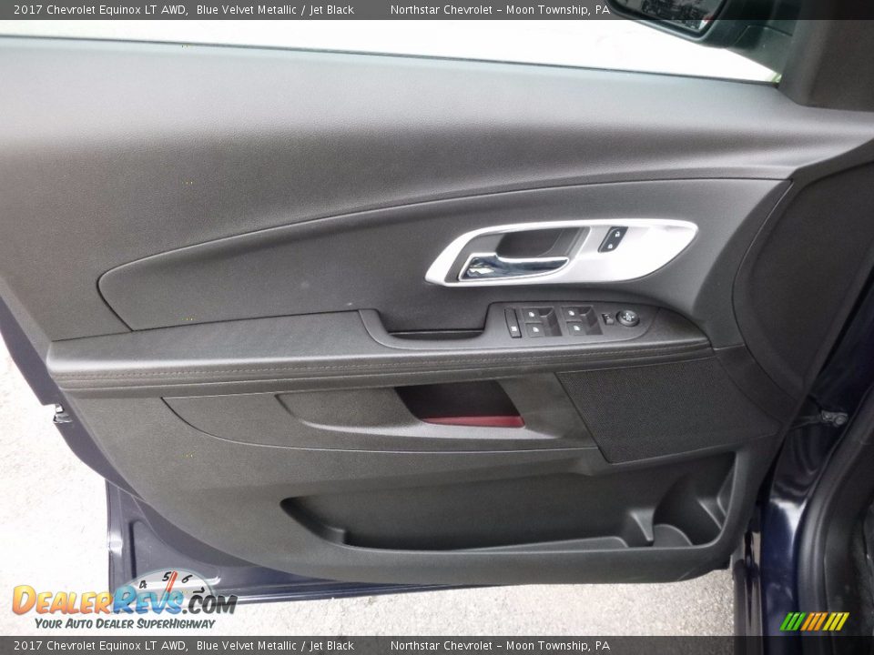 2017 Chevrolet Equinox LT AWD Blue Velvet Metallic / Jet Black Photo #14