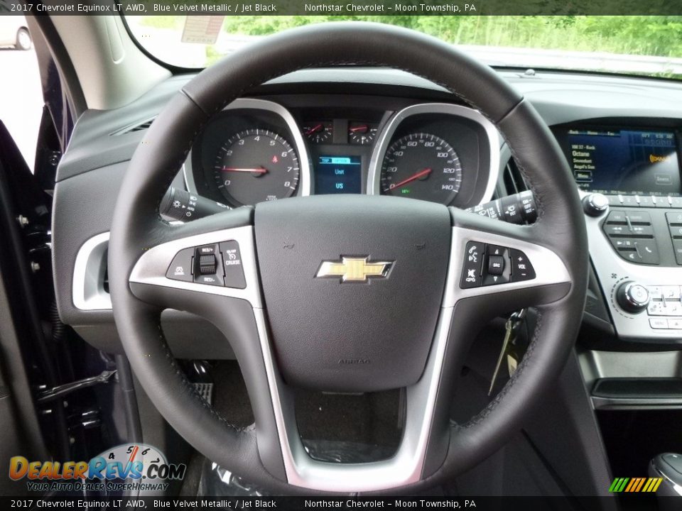 2017 Chevrolet Equinox LT AWD Blue Velvet Metallic / Jet Black Photo #17