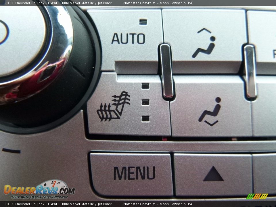 2017 Chevrolet Equinox LT AWD Blue Velvet Metallic / Jet Black Photo #18